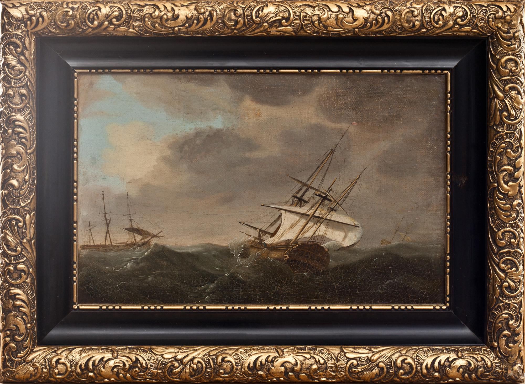 OKÄND KONSTNÄR, marin. 1800-talets första del.