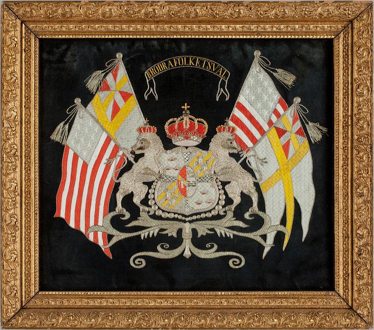 BRODERAD TAVLA, 1800-talets slut.