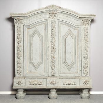 A Baroque cabinet, 18th century.
