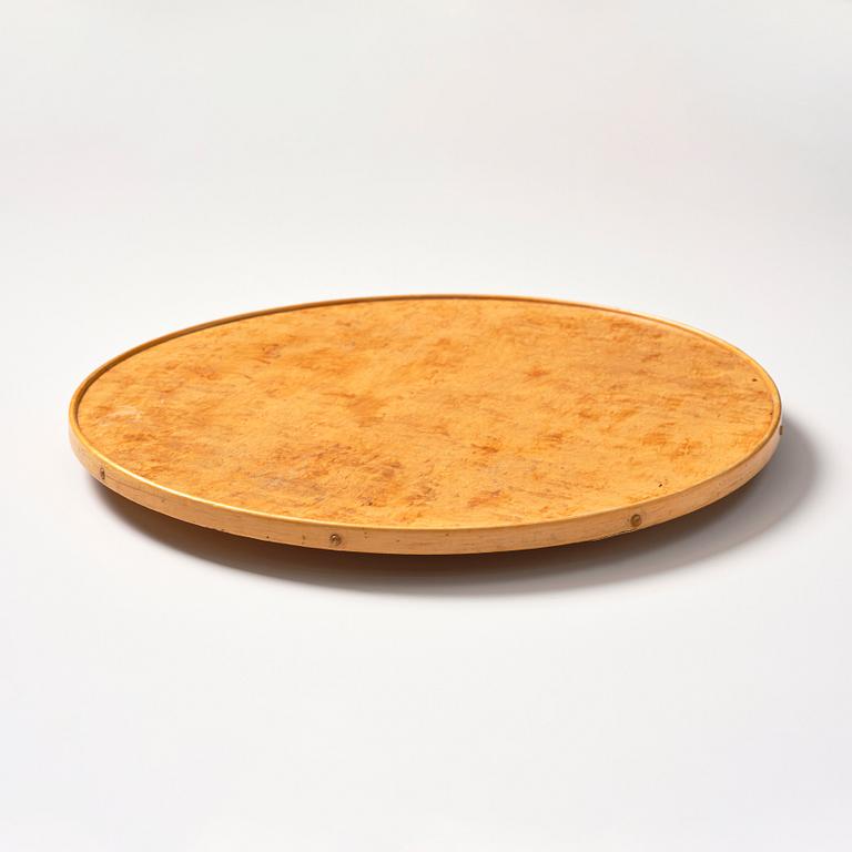 Alvar Aalto, a "Lazy Susan" revolving tray model "B91", O.Y. Huonekalu-ja Rakennustyötehdas A.B., Finland 1940s/50s.