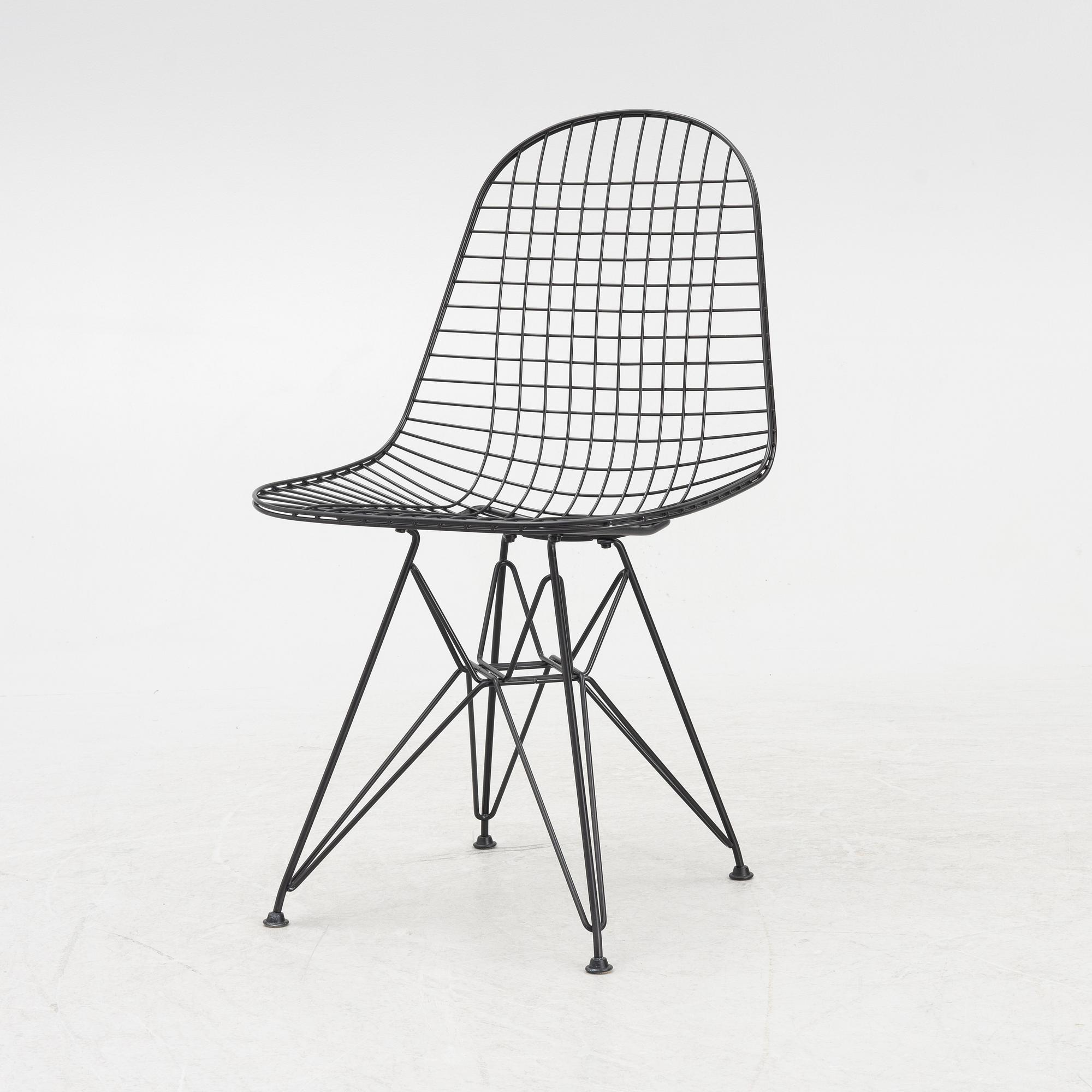 Charles & Ray Eames, stol, "Wire Chair"/modell DKR, Vitra,