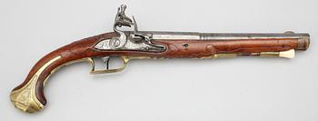 FLINTLÅSPISTOL, 1700-tal.