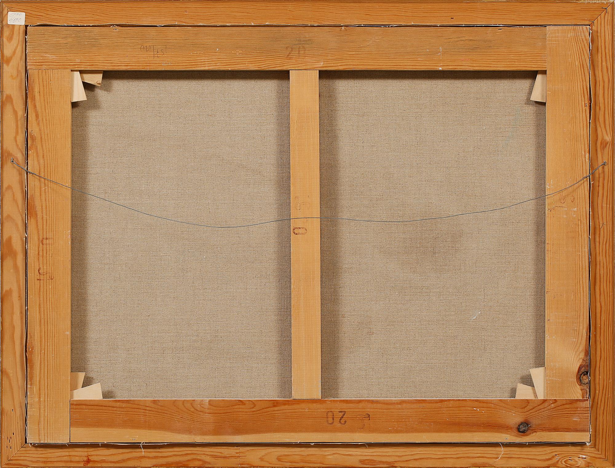 GERTRUD WRÅKE-LINDQVIST, olja på duk, signerad.