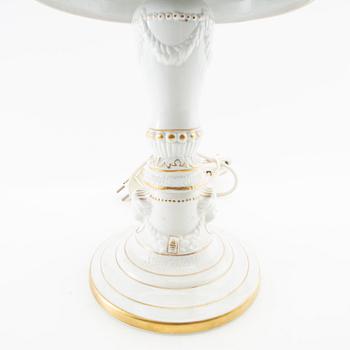 Table lamp Plaue Germany first half/mid 20th century porcelain.