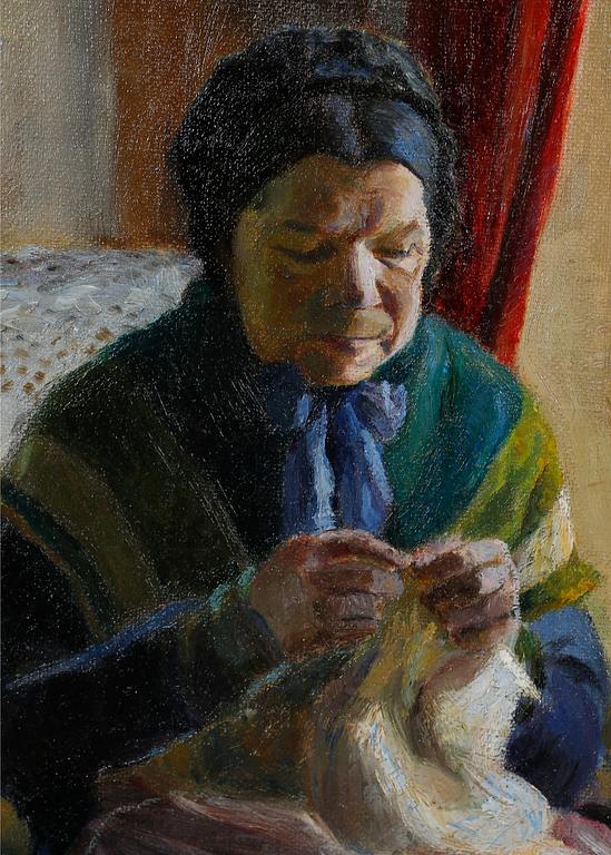 POUL FRIIS NYBO, oil on canvas, signed and dated 93.