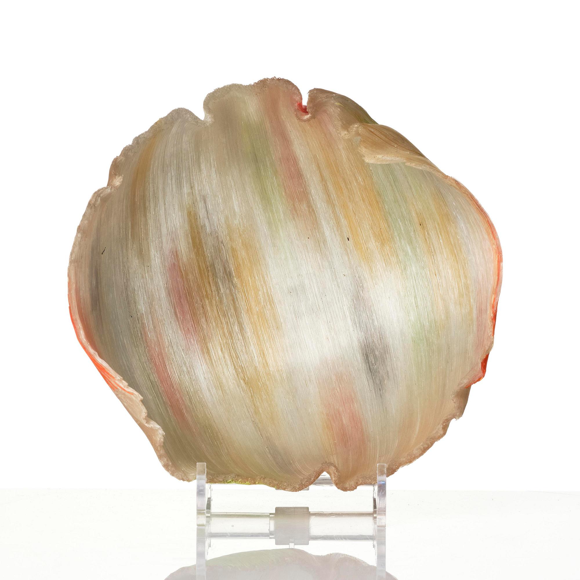 Mary Ann Toots Zynsky, a filet-de-verre glass bowl, Seattle, USA.