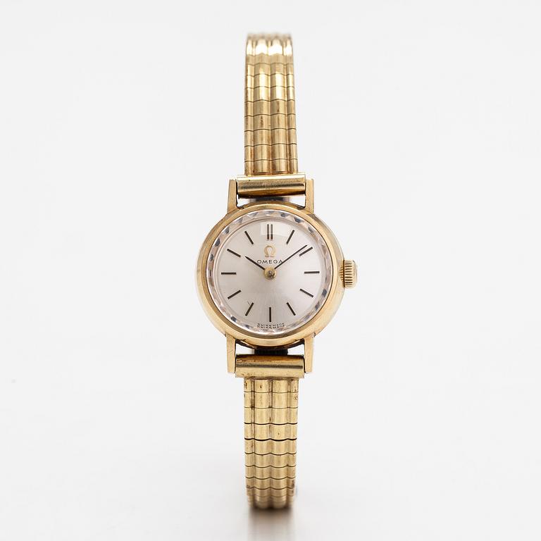 Omega, armbandsur, 19 mm.