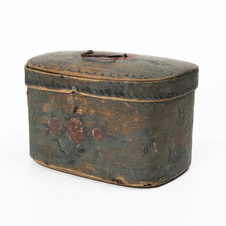 Box, folk art, 19th century.