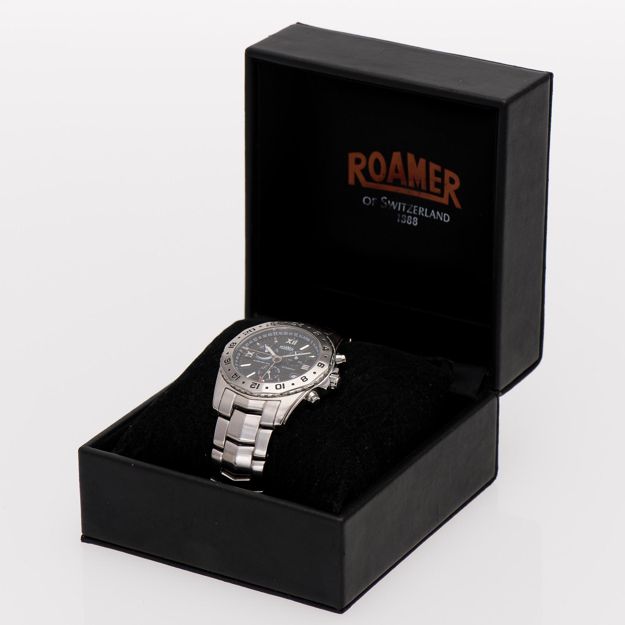 ROAMER, Stingray chronograph, wrist watch, 39 mm.