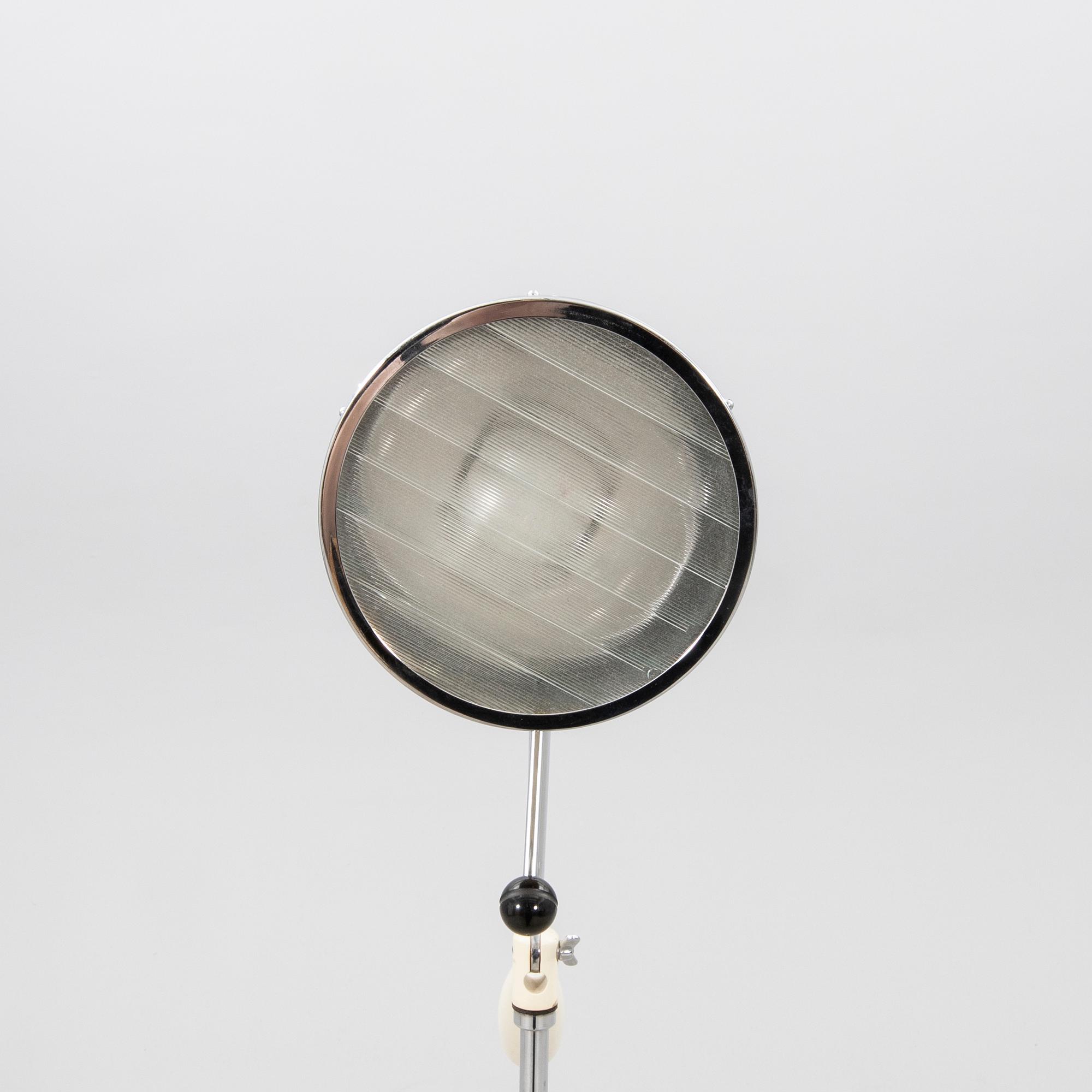 A mid 1900s industrial floor lamp.