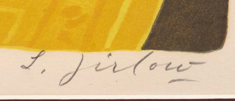 Lennart Jirlow, lithograph in colours signed and numbered 256/380.
