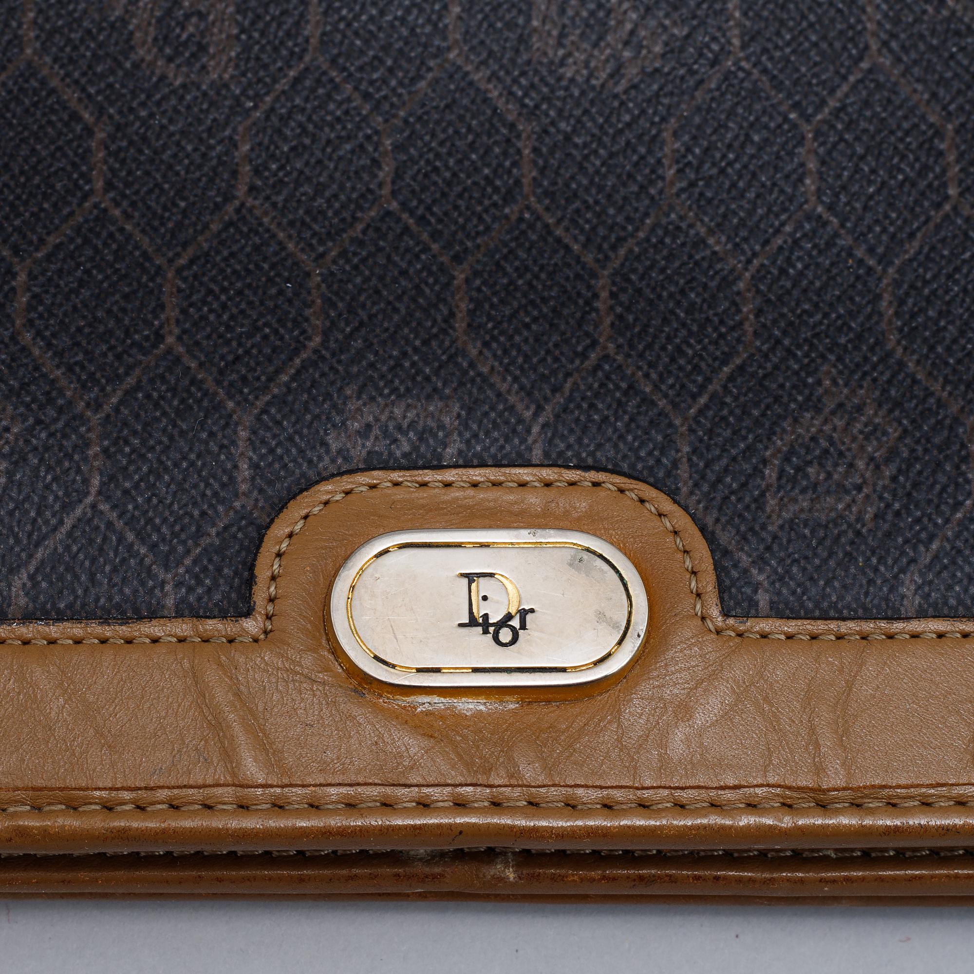 Christian Dior, a canvas handbag.