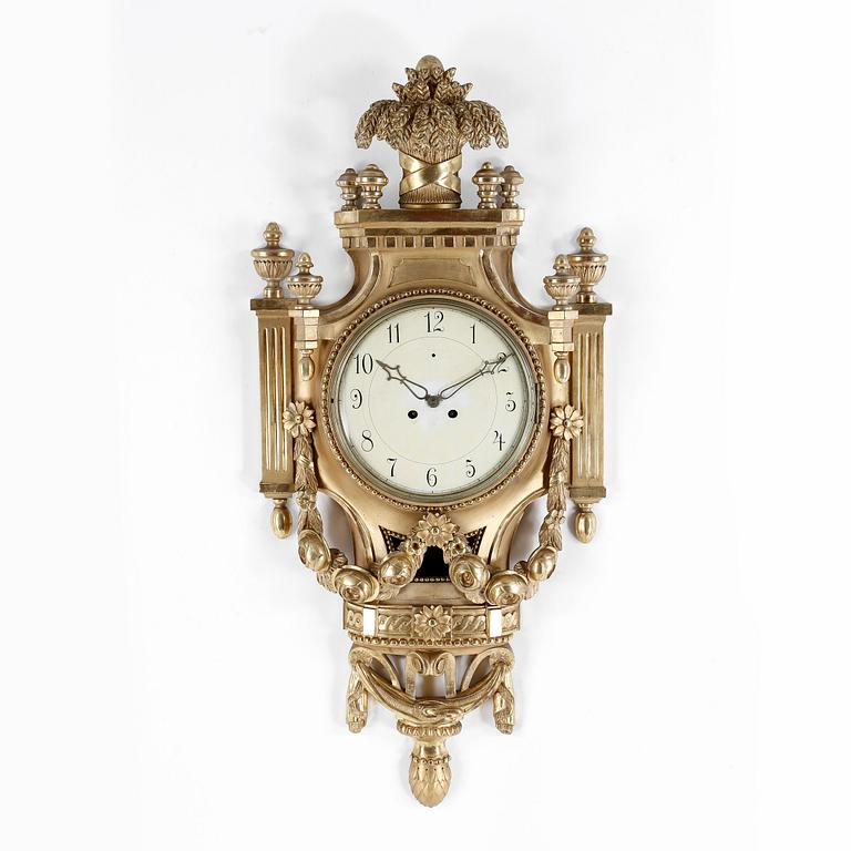 VÄGGPENDYL, gustaviansk stil, 1900-tal.