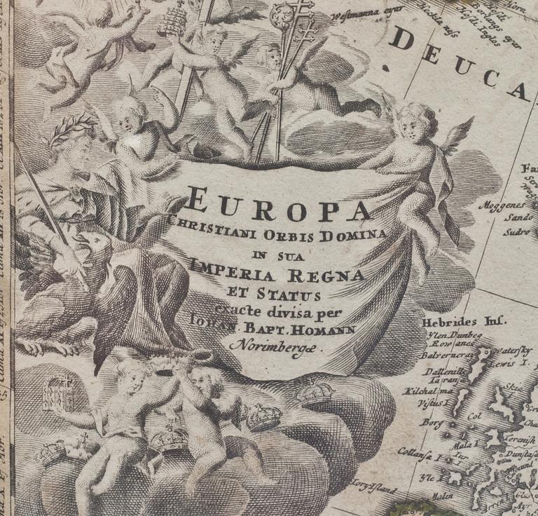 KARTA, Europa, 1700-tal.