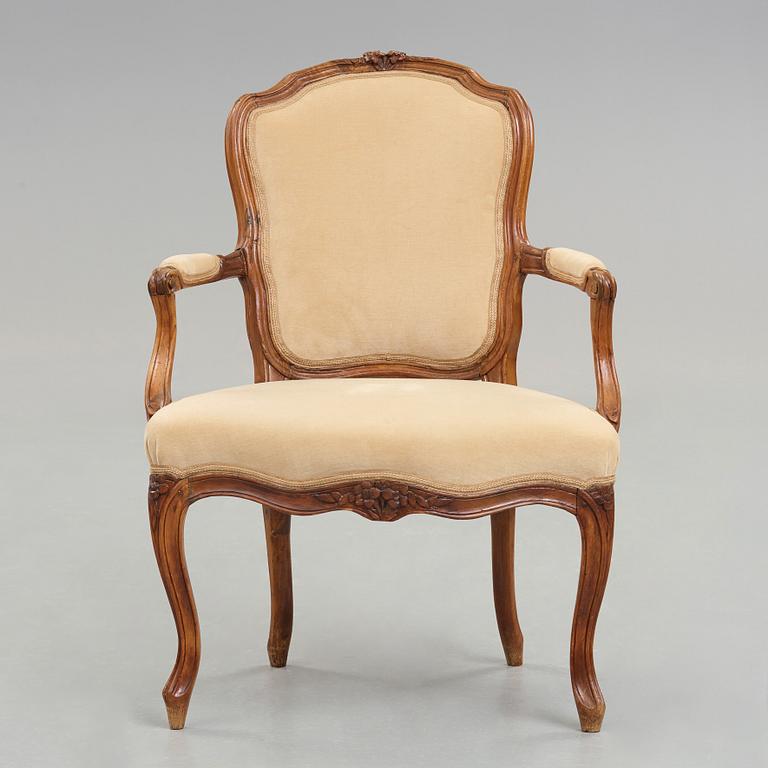 A Louis XV 18th century armchair.
