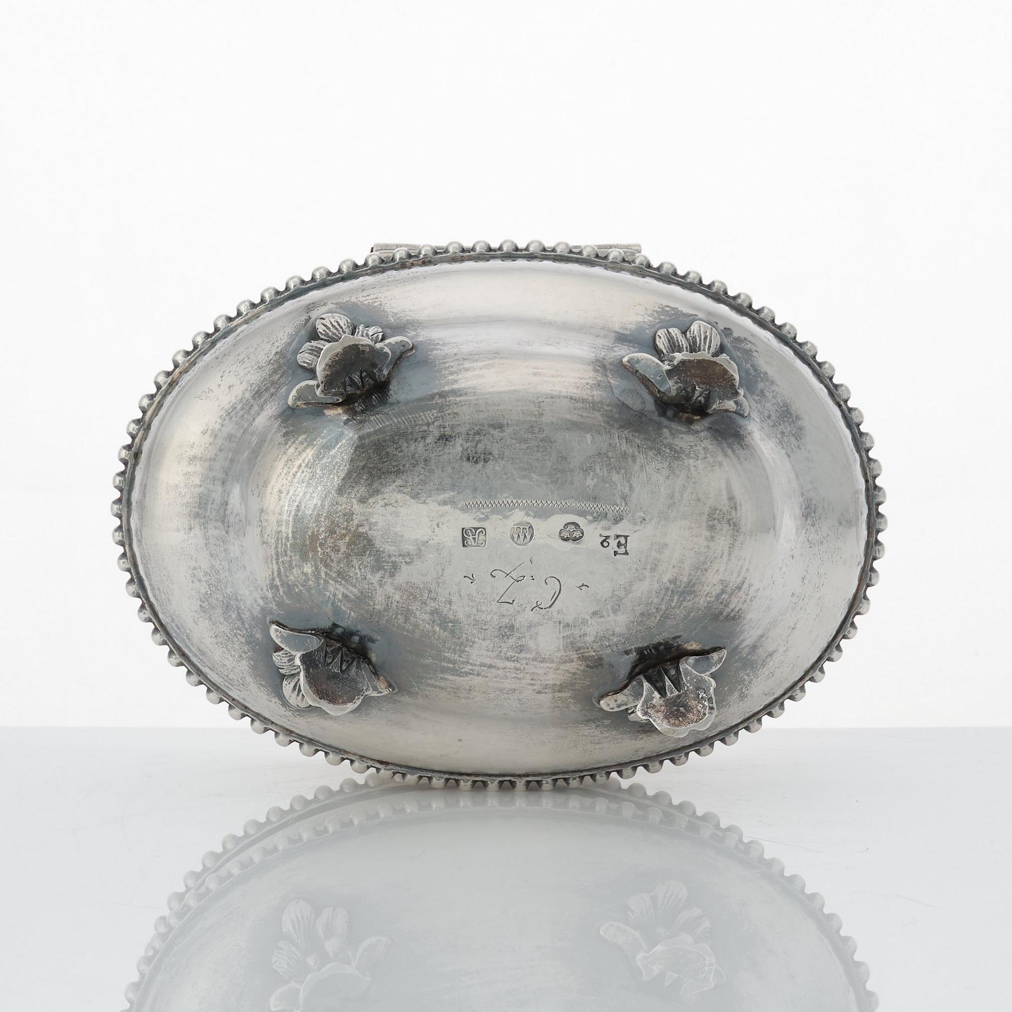 Anders Schotte, sockerskrin, silver, Uddevalla 1787. Rokoko.