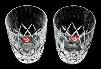 SELTERGLAS, 12 st, "Karolina", Orrefors.