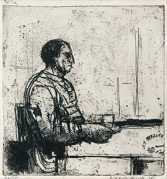 Pentti Kaskipuro, "A MAN AT THE TABLE".