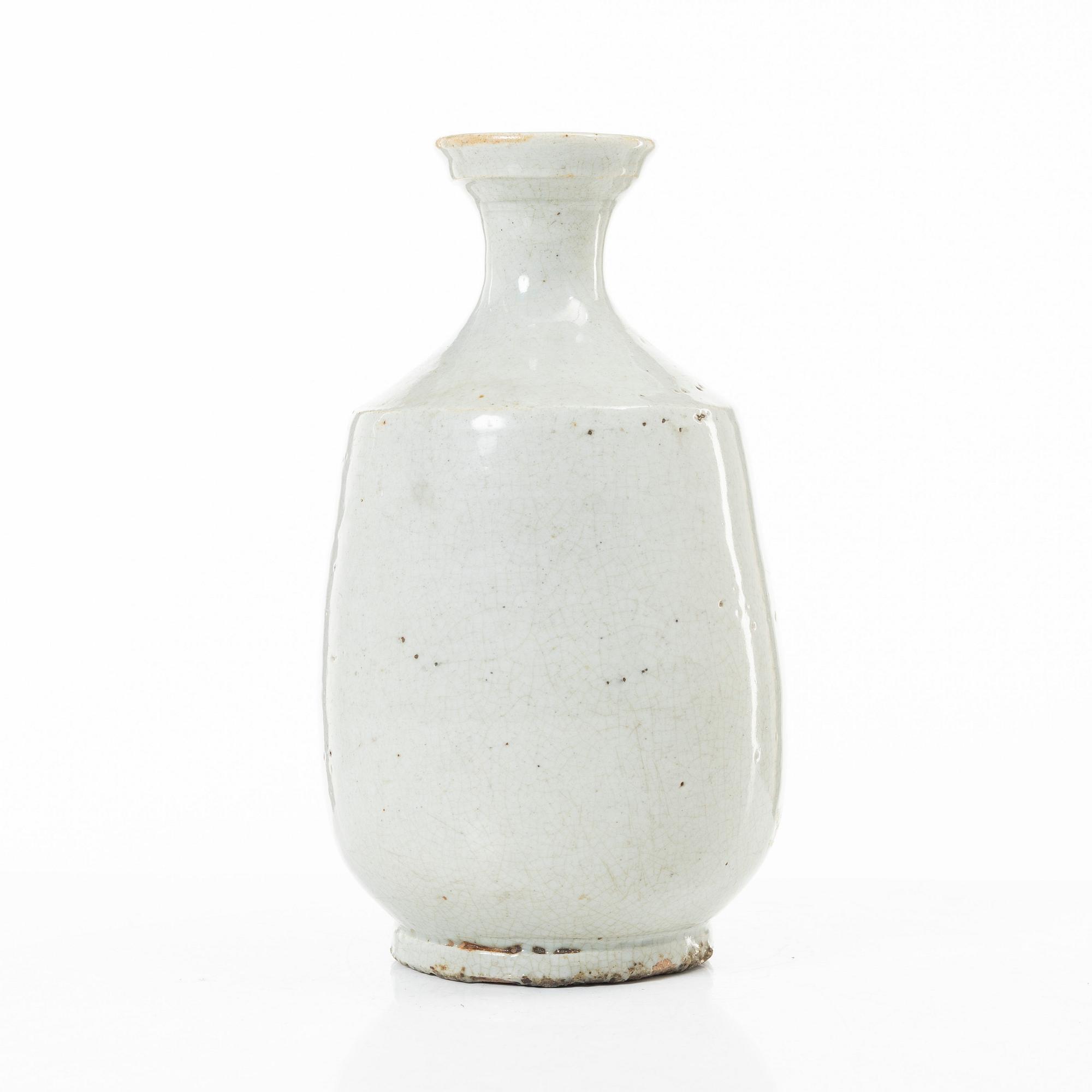 Flaska, stengods, Korea, Joseon, 1700-/1800-tal.