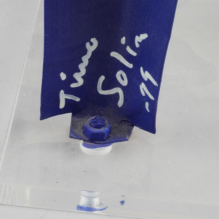 TIMO SOLIN, skulptur, signerad.