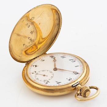 Pocket watch, hunter, 51.5 mm.