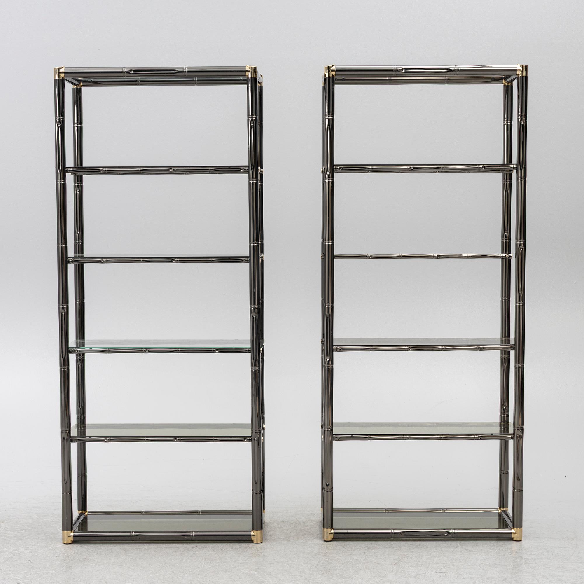 A pair of shelves, second half of the 20th century.