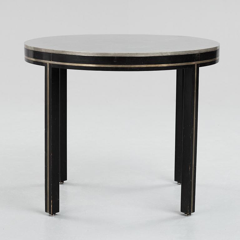 Olof Ågren, & probably Björn Trägårdh or Uno Åhrén, a pewter top table, Stockholm 1930.