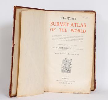 BOK, "The Times SURVEY ATLAS OF THE WORLD", The Times, London, 1922.