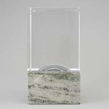 JAN JOHANSSON, a glass sculpture from Orrefors, signed, 2001.