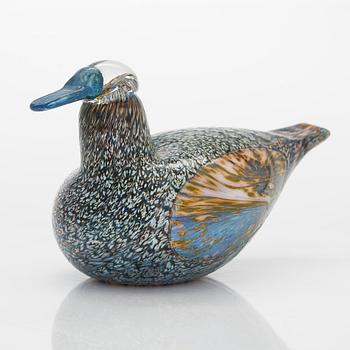 Oiva Toikka,a glass bird, signed O. Toikka, Nuutajärvi.