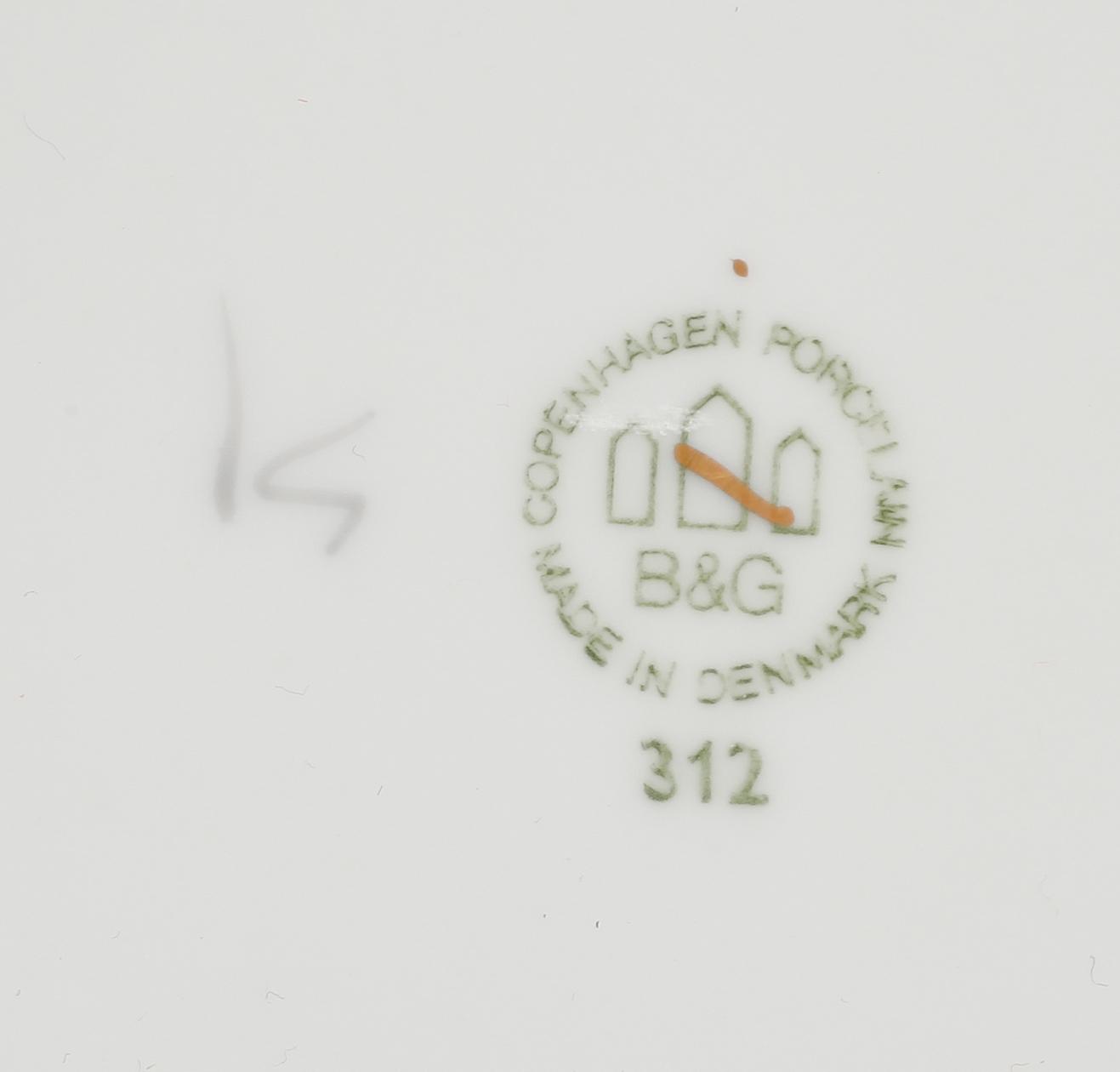 SERVISPORSLIN, 14 del, "Måsen", Bing & Gröndahl, Danmark.