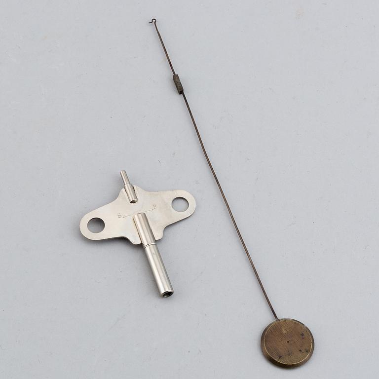 A Fench late Empire pendulum clock, first half of the 19th century.