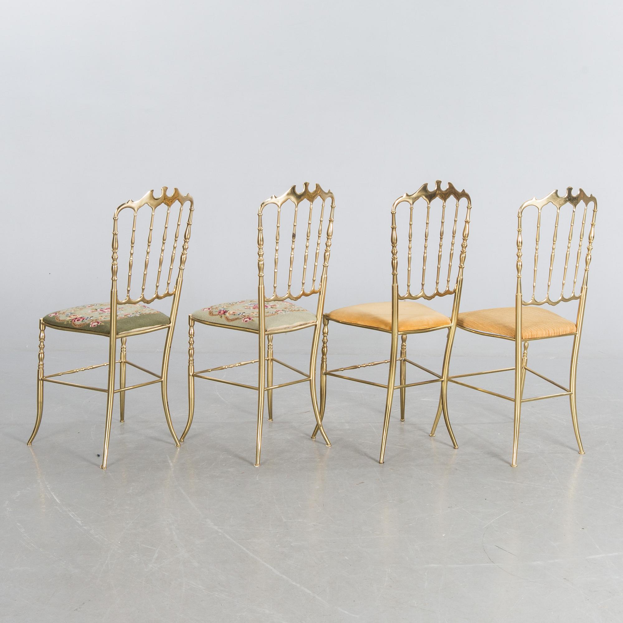 STOLAR, 4 st, Chiavari, Italien, 1900-talets mitt/andra hälft.