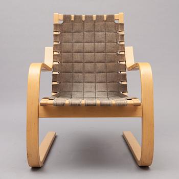 FÅTÖLJ, modell 406, Alvar Aalto, 1900-talets senare hälft.