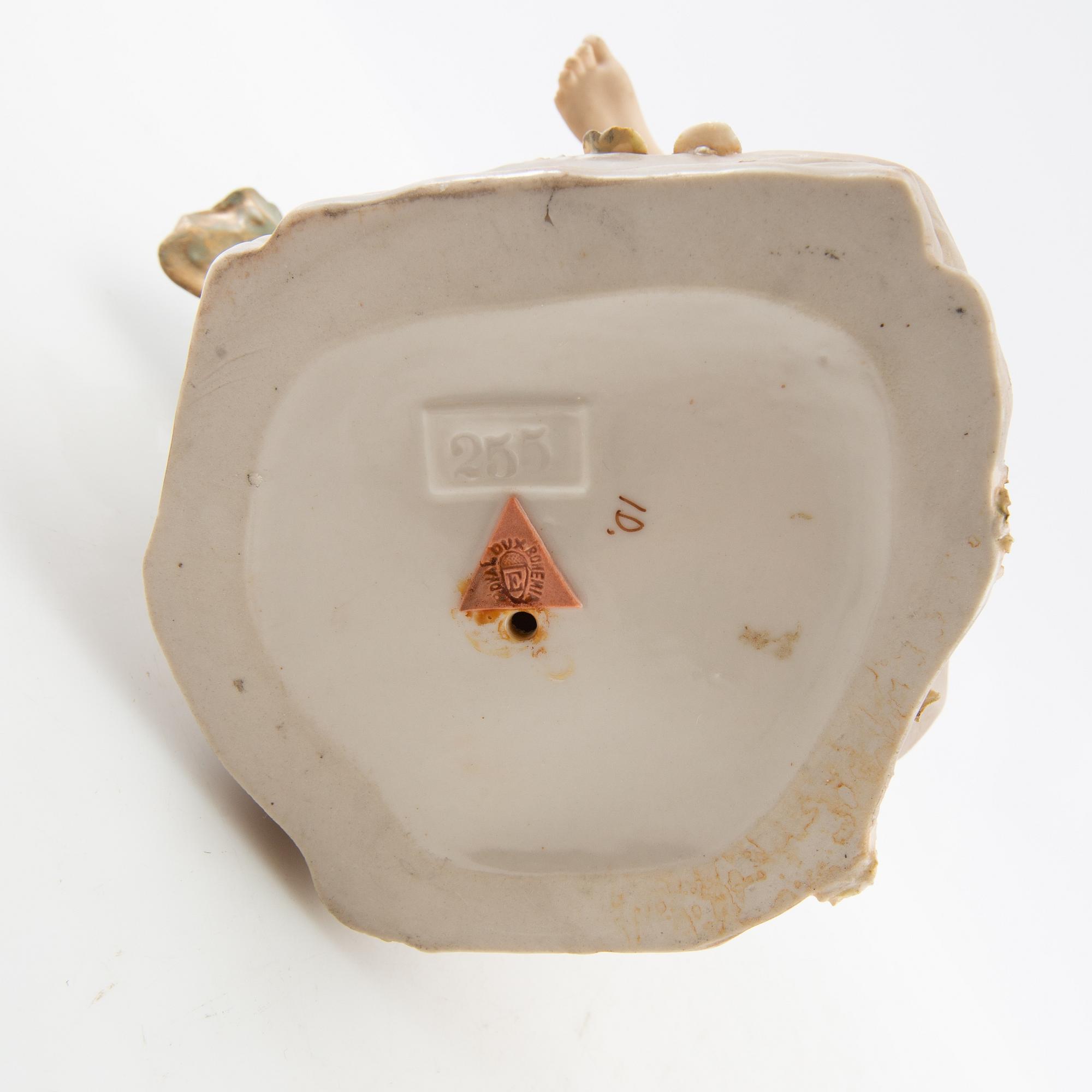 Figure Royal Dux Germany first half of the 20th century porcelain.