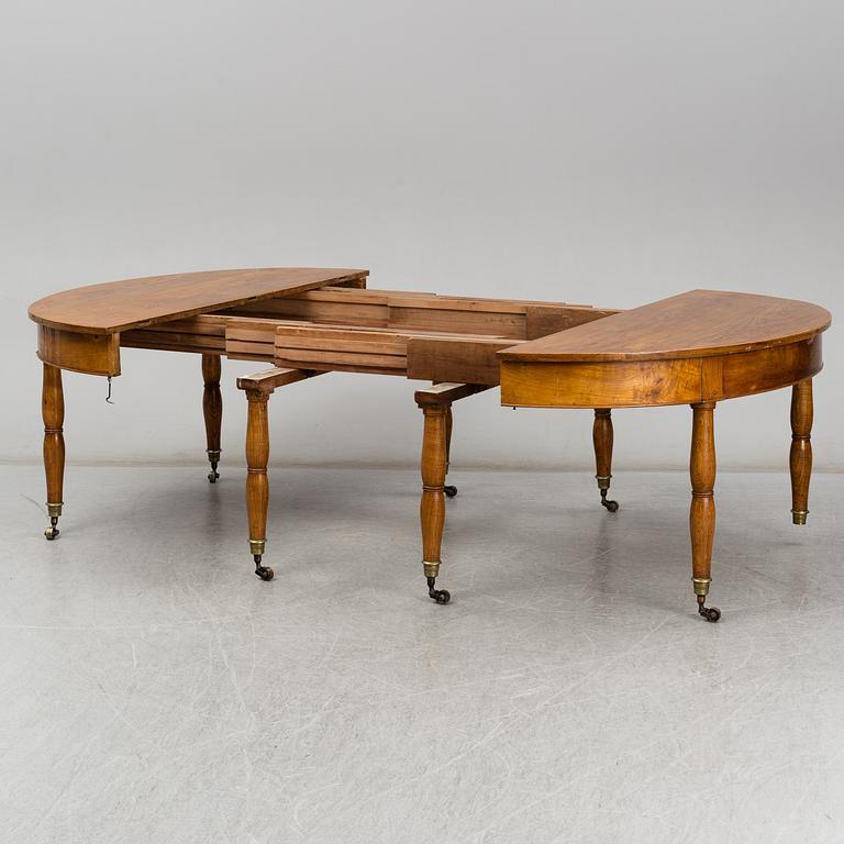 A Swedish mid 19th century dinner table.