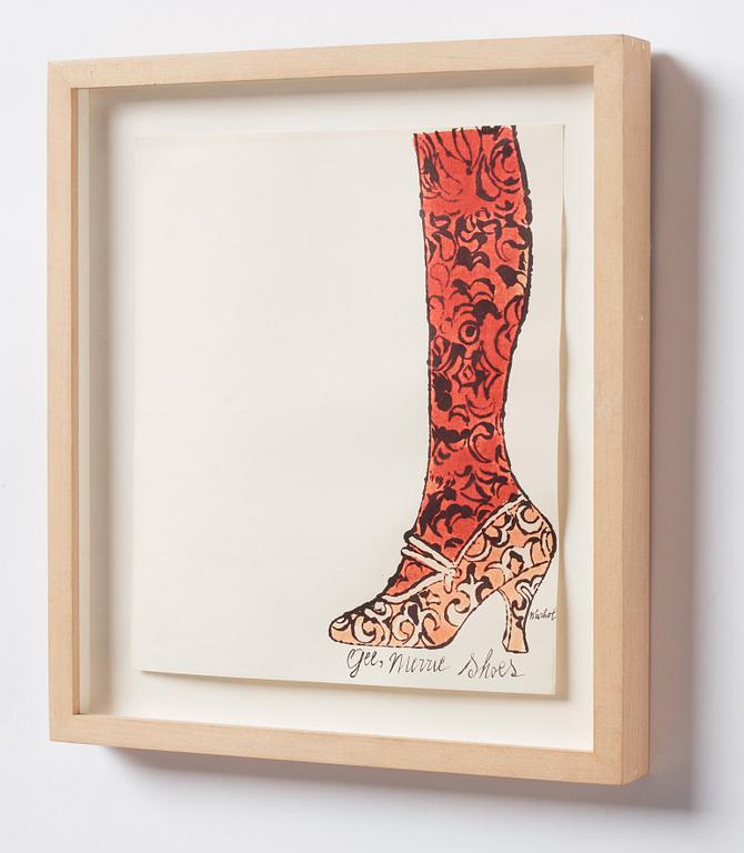 Andy Warhol, "Gee Merrie Shoes".