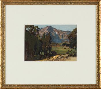Carl Oscar Borg, Mountain Landscape.