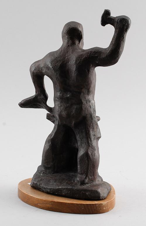 ALLAN EBELING, skulptur, brons, signerad, daterad 68.