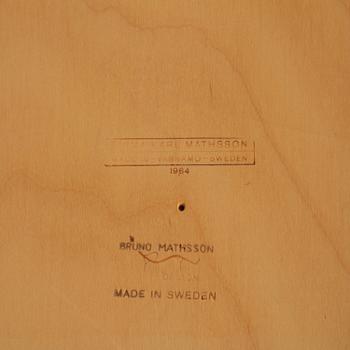 Bruno Mathsson, a magazine table, Firma Karl Mathsson, Värnamo, 1964.