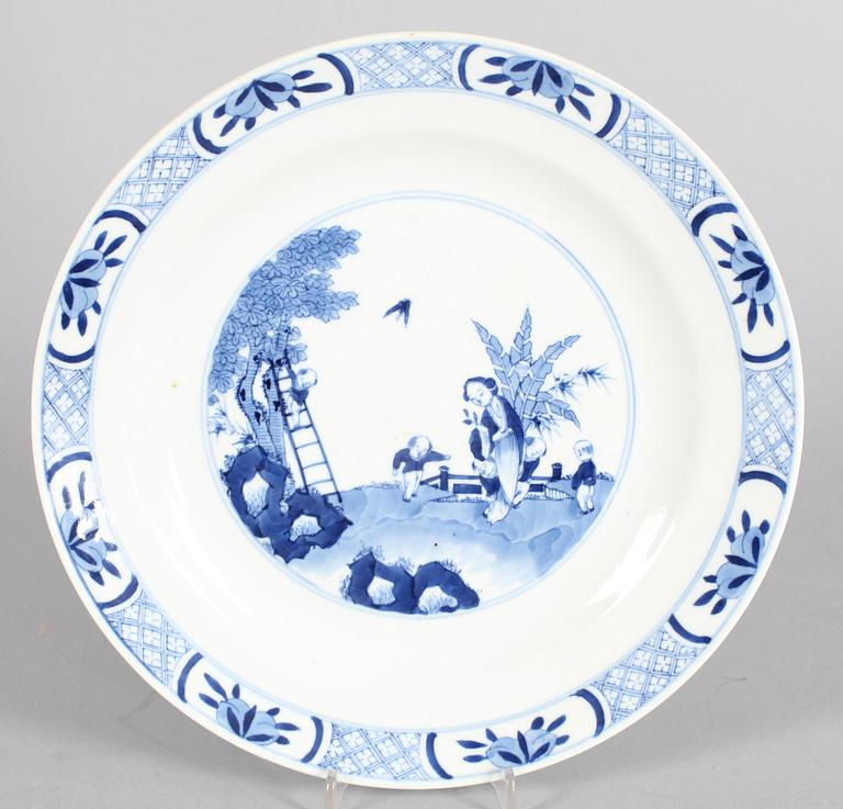 TALLRIK, porslin, Kina, Qianlong, 1700-tal.