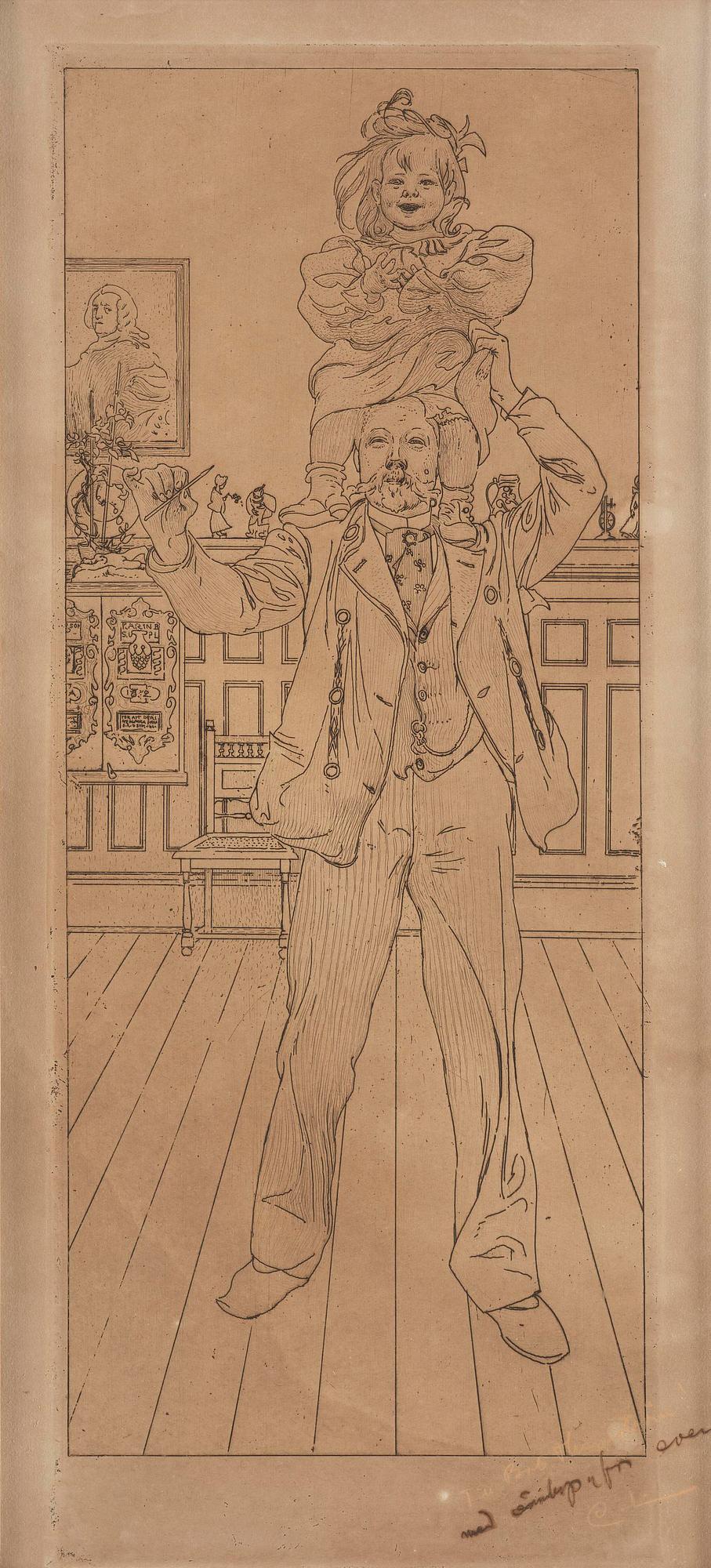 Carl Larsson, "Brita och jag".