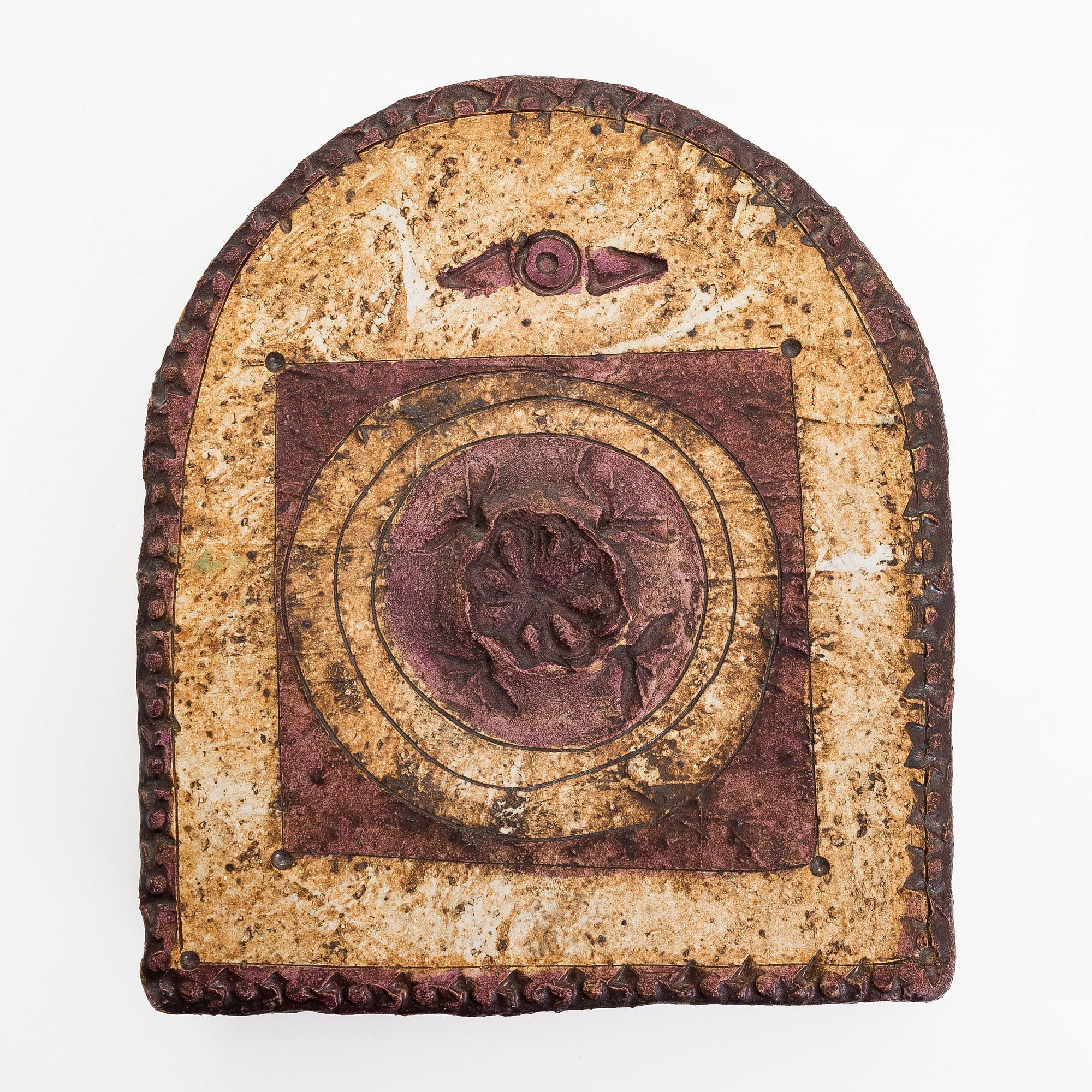 Francesca Mascitti-Lindh, reliefi, kivitavara, signeerattu F. Lindh. ARABIA.