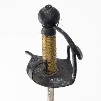 Värja, svensk, samtida kopia av m/1685.