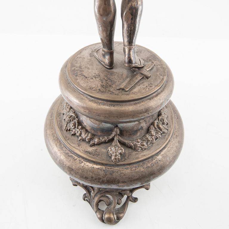 Ornate Silver Bowl 1875 Swedish Import Marks.