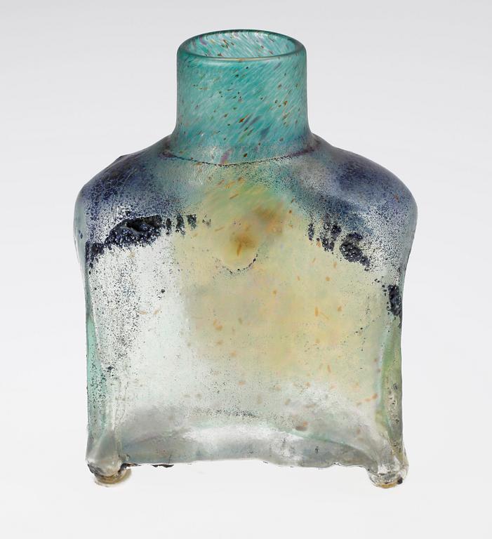 FLASKA, glas, Bertil Vallien, Boda Unik. Numr 4374.