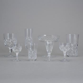 GLASSERVIS, 40 delar, "Briljant", Åfors, 1900-tal.