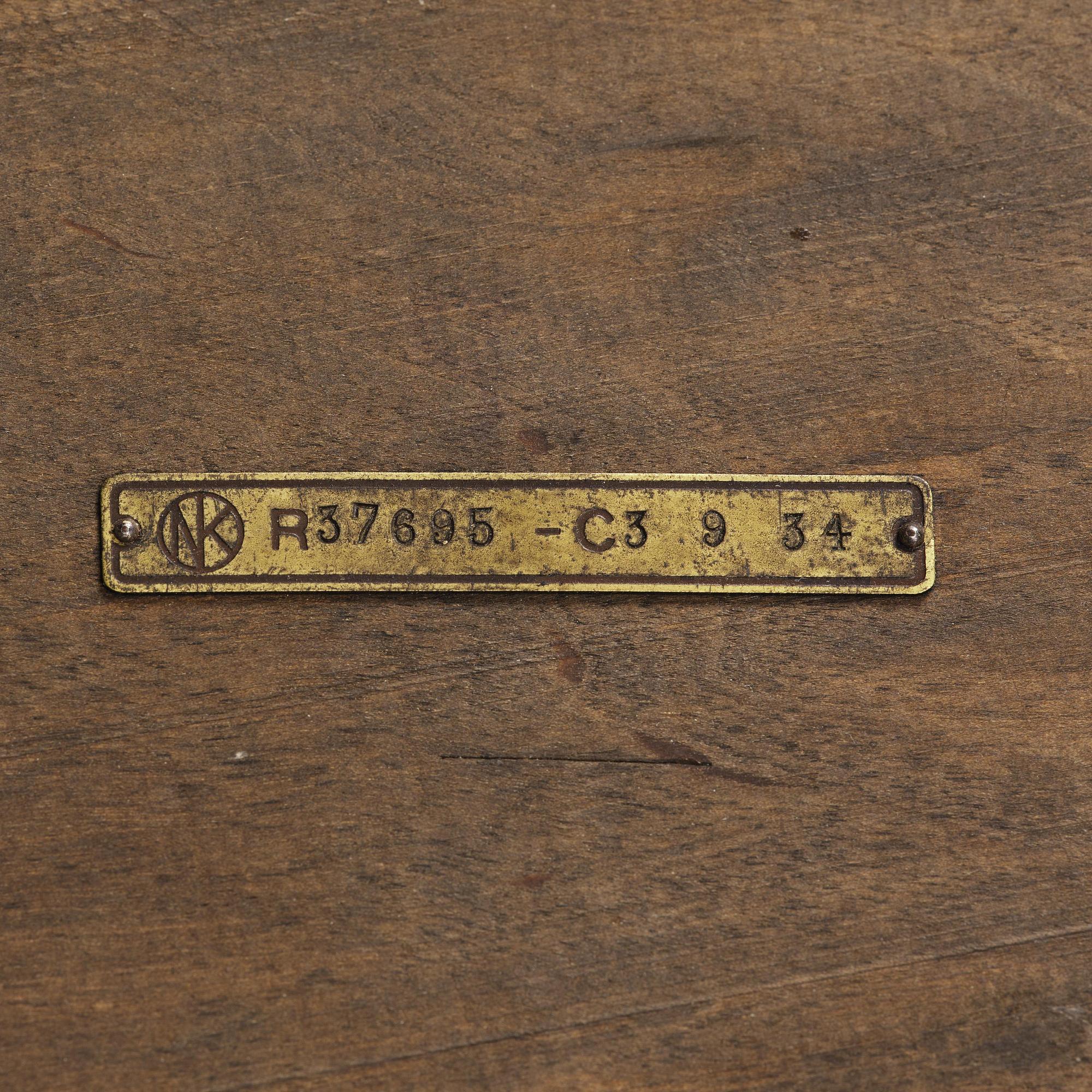 Axel Einar Hjorth, a pair of "Svea" bedside tables, Nordiska Kompaniet, 1934.