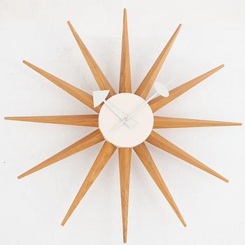 George Nelson, a 'Sunburst' wall clock, Vitra.