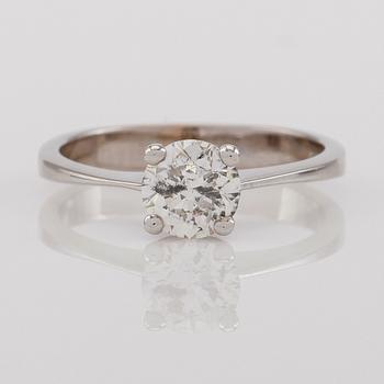 RING, 18K vitguld och diamant ca 1.00 ct.